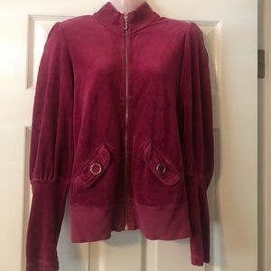Juicy Couture purple velour jacket